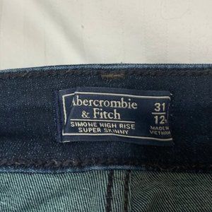 A&F Simone High Rise Super Skinny Jeans - 12/31